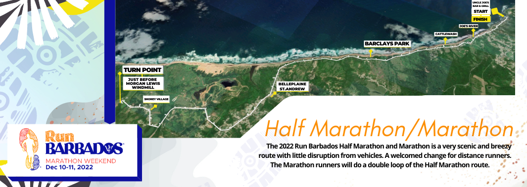 Halve Marathon van Barbados lopen